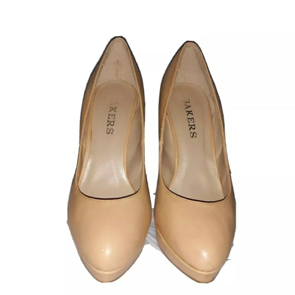 Bakers Nude Sionie Platform Heels Sz 7M - Picture 2 of 8